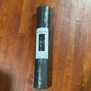 Black Fitness Mat